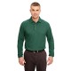 UltraClub Adult Long-Sleeve Classic Piqué Polo