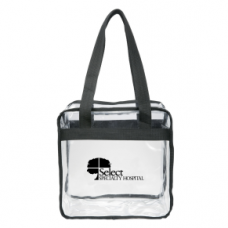 Game Day Clear Zippered Safety Tote